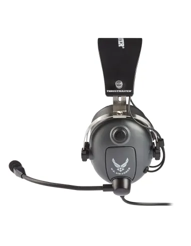 Thrustmaster T.Flight U.S. Air Force Auriculares Alámbrico Diadema Aviación Control de tráfico aéreo Negro, Gris