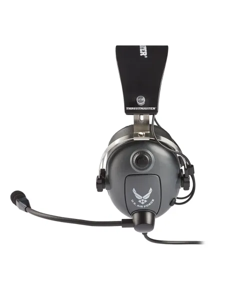 Thrustmaster T.Flight U.S. Air Force Auriculares Alámbrico Diadema Aviación Control de tráfico aéreo Negro, Gris