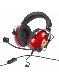 Thrustmaster T.Racing Auriculares Alámbrico Diadema Juego Negro, Rojo, Acero inoxidable, Amarillo