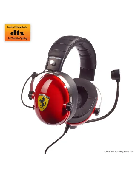 Thrustmaster T.Racing Auriculares Alámbrico Diadema Juego Negro, Rojo, Acero inoxidable, Amarillo