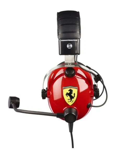 Thrustmaster T.Racing Auriculares Alámbrico Diadema Juego Negro, Rojo, Acero inoxidable, Amarillo