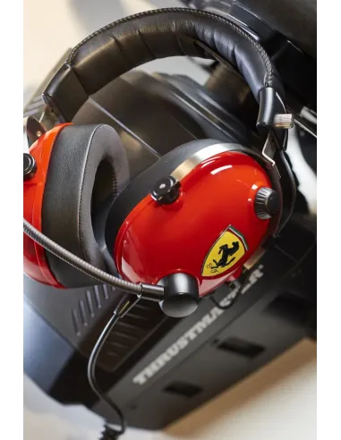 Thrustmaster T.Racing Auriculares Alámbrico Diadema Juego Negro, Rojo, Acero inoxidable, Amarillo