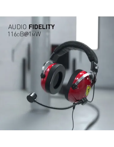 Thrustmaster T.Racing Auriculares Alámbrico Diadema Juego Negro, Rojo, Acero inoxidable, Amarillo