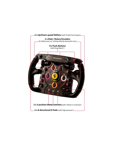 Thrustmaster Ferrari F1 Negro RF Volante Analógico PC, PlayStation 4, PlayStation 5, Playstation 3, Xbox