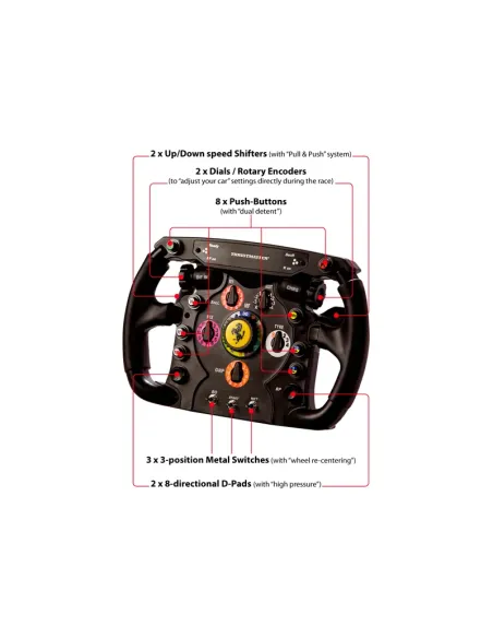 Thrustmaster Ferrari F1 Negro RF Volante Analógico PC, PlayStation 4, PlayStation 5, Playstation 3, Xbox