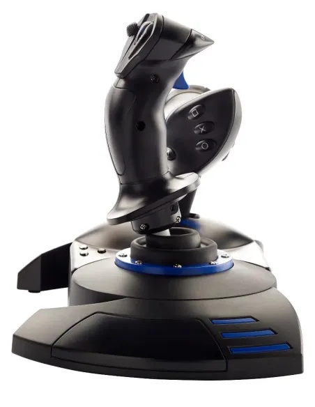 Thrustmaster T.Flight Hotas 4 Negro, Azul USB Palanca de mando Digital PC, PlayStation 4, PlayStation 5