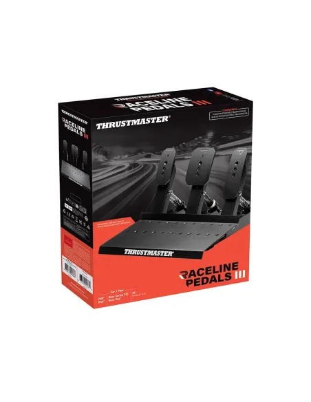Thrustmaster Raceline Pedals III Negro Pedales PC, PlayStation 4, PlayStation 5, Xbox One, Xbox Series S, Xbox Series X