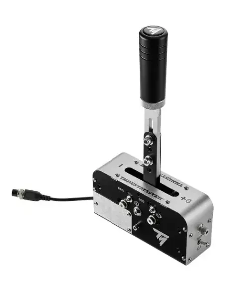 Thrustmaster 4060306 mando y volante Negro, Plata USB Freno de mano PC, PlayStation 4, PlayStation 5, Xbox One, Xbox One S,