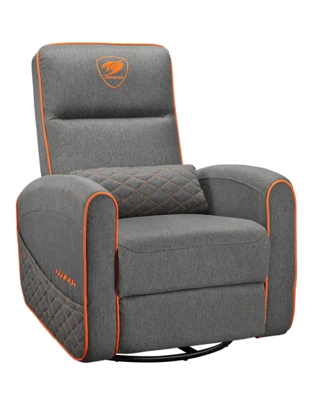 COUGAR CGR-FDF-GRO Butaca para jugar Asiento acolchado Gris, Naranja