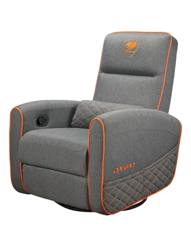 COUGAR CGR-FDF-GRO Butaca para jugar Asiento acolchado Gris, Naranja