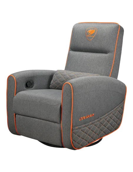 COUGAR CGR-FDF-GRO Butaca para jugar Asiento acolchado Gris, Naranja