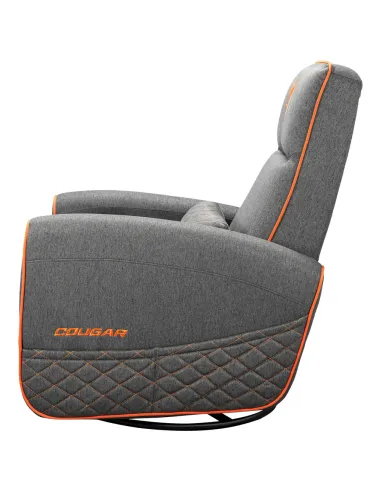 COUGAR CGR-FDF-GRO Butaca para jugar Asiento acolchado Gris, Naranja