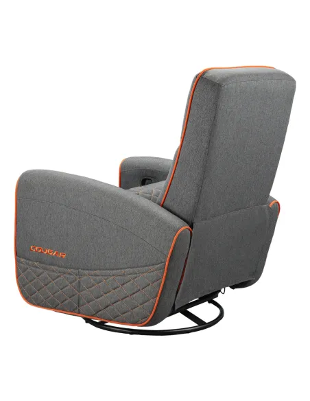 COUGAR CGR-FDF-GRO Butaca para jugar Asiento acolchado Gris, Naranja