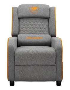 COUGAR Ranger One Butaca para jugar Asiento acolchado tapizado Gris, Naranja