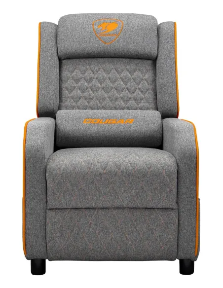 COUGAR Ranger One Butaca para jugar Asiento acolchado tapizado Gris, Naranja