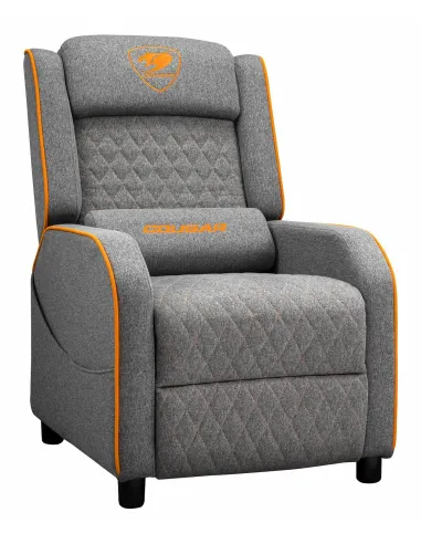 COUGAR Ranger One Butaca para jugar Asiento acolchado tapizado Gris, Naranja
