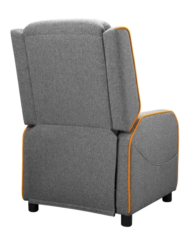 COUGAR Ranger One Butaca para jugar Asiento acolchado tapizado Gris, Naranja