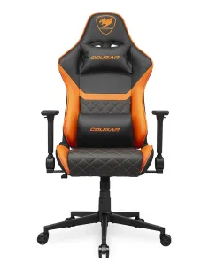 COUGAR Armor One V2 Asiento acolchado tapizado Negro, Naranja