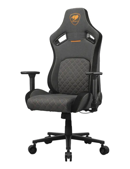 COUGAR CGR-DFF-GLB Silla para videojuegos de PC Asiento acolchado tapizado Negro, Naranja
