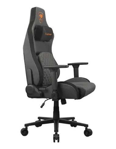 COUGAR CGR-DFF-GLB Silla para videojuegos de PC Asiento acolchado tapizado Negro, Naranja