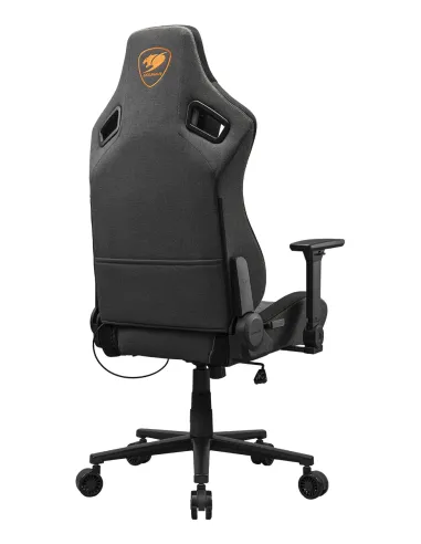 COUGAR CGR-DFF-GLB Silla para videojuegos de PC Asiento acolchado tapizado Negro, Naranja