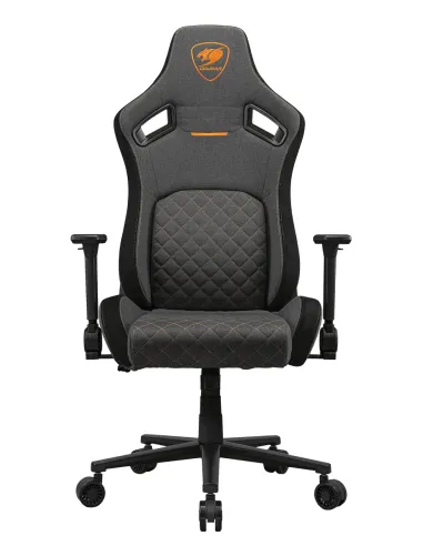 COUGAR CGR-DFF-GRB Silla para videojuegos de PC Asiento acolchado tapizado Negro, Oro