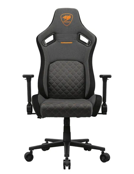 COUGAR CGR-DFF-GRB Silla para videojuegos de PC Asiento acolchado tapizado Negro, Oro