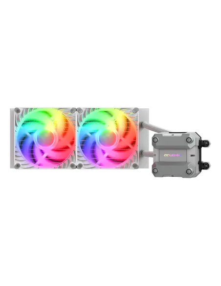 COUGAR CGR-PSDUTRGB-W-240 Procesador Sistema de refrigeración líquida todo en uno 12 cm Blanco 1 pieza(s)