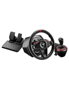 Thrustmaster T128 Shifter Pack Negro USB Volante + Pedales Analógico PC, Xbox