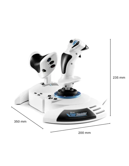 Thrustmaster T.Flight Hotas One Microsoft Flight Simulator Edition Negro, Blanco USB Joystick Palanca de control lateral +