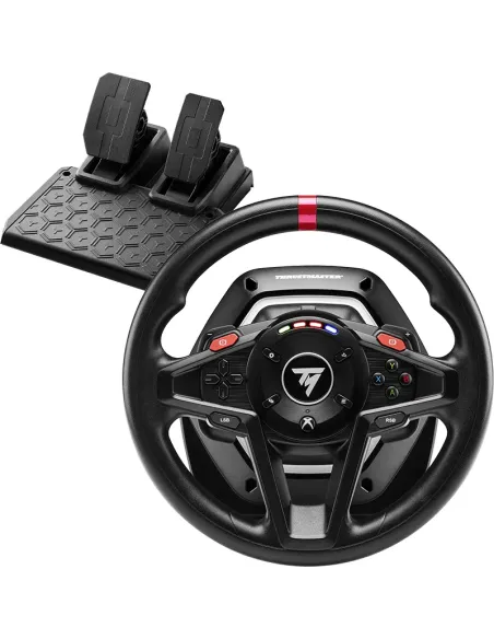 Thrustmaster T128 Negro USB Volante + Pedales Analógico PC, Xbox, Xbox One