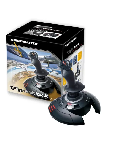 Thrustmaster T.Flight Stick X Negro, Rojo, Plata USB Palanca de mando Analógico PC, Playstation 3