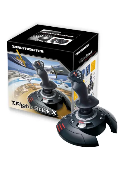 Thrustmaster T.Flight Stick X Negro, Rojo, Plata USB Palanca de mando Analógico PC, Playstation 3