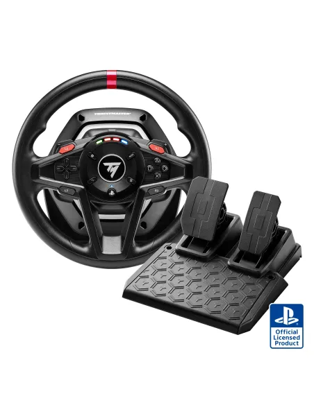 Thrustmaster T128 Negro USB Volante + Pedales Analógico PC, PlayStation 4, PlayStation 5