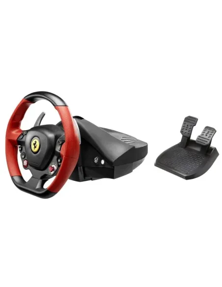 Thrustmaster Ferrari 458 Spider Negro, Rojo Volante + Pedales Xbox One