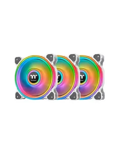 VENTILADOR 120X120 THERMALTAKE RIING QUAD 12 RGB BLANCO