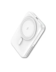 Powerbank qcharx atlas inalambrico magnetico 10000mah blanco