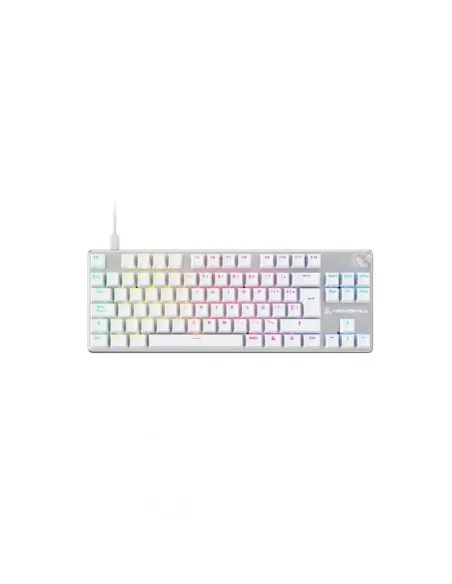 Teclado gaming newskill serike tkl v2 rgb  blanco