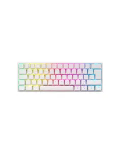 Teclado gaming newskill pyros v2 ivory inalambrico rgb blanco