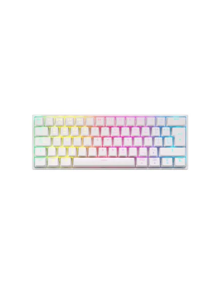 Teclado gaming newskill pyros v2 ivory inalambrico rgb blanco