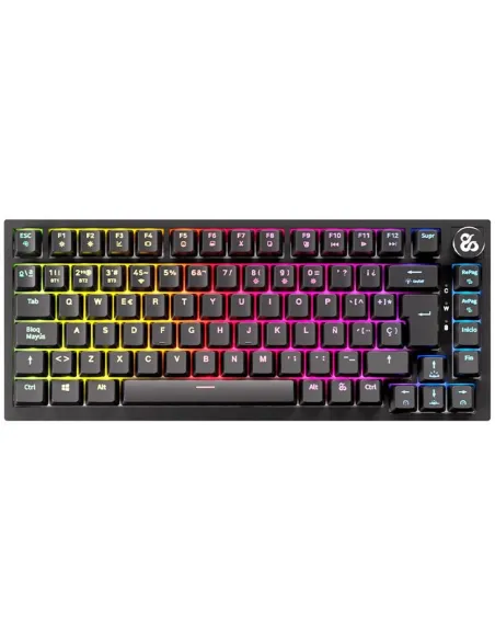 Teclado gaming newskill pyros pro inalambrico rgb negro