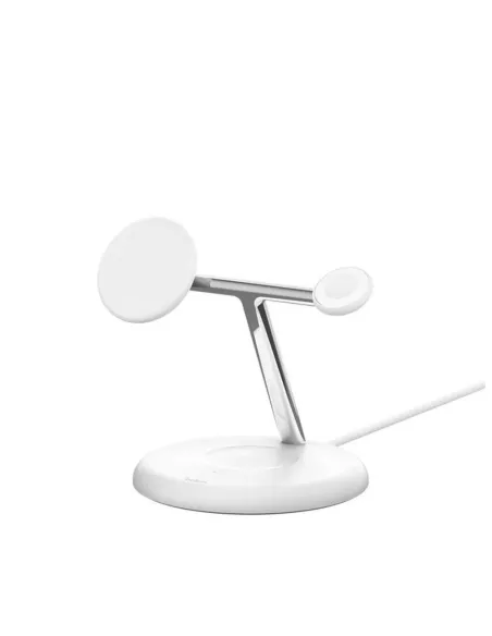 Base de carga inalambrica belkin wiz023vfwh 3 en 1 blanco