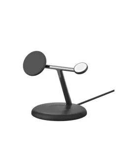 Base de carga inalambrica belkin wiz023vfbk 3 en 1 negro