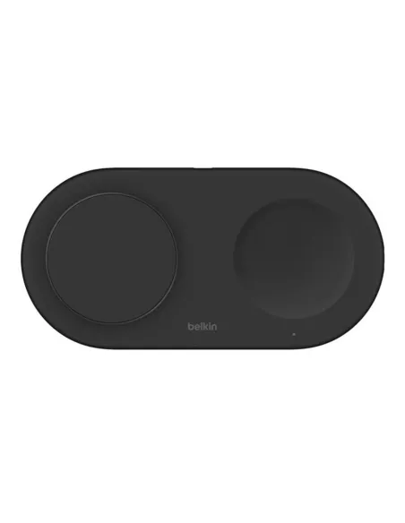 Base de carga inalambrica doble belkin wiz021vfbk negra