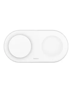 Base de carga inalambrica doble belkin wiz021vfwh blanca