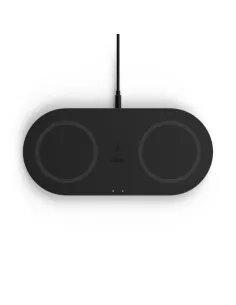 Base de carga inalambrica doble belkin wiz002vfbk negra