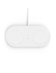 Base de carga inalambrica doble belkin wiz002vfwh blanca