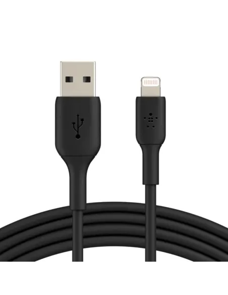 Cable lightning a usb tipo a belkin 1m -  macho - macho -  negro