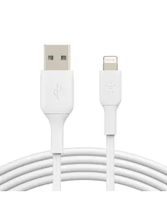 Cable lightning a usb tipo a belkin 1m -  macho - macho -  blanco