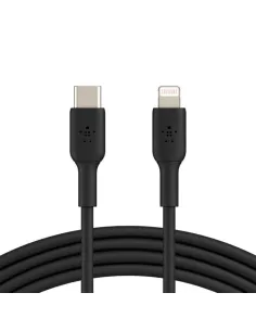 Cable lightning a usb tipo c belkin 1m -  macho - macho -  negro